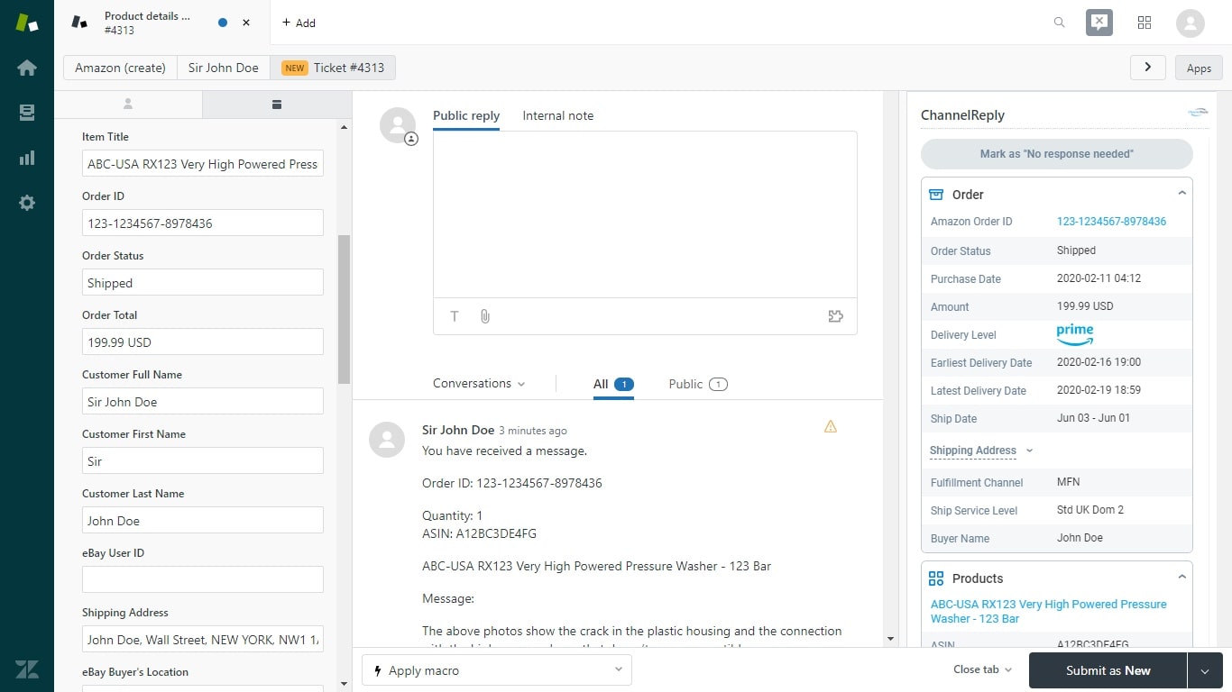 Link Amazon With Zendesk Freshdesk Help Scout Gorgias Or Re Amaze