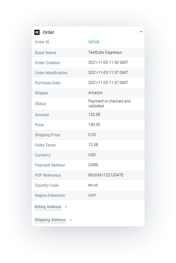 The ChannelReply App for Re:amaze Displaying Back Market Order Data